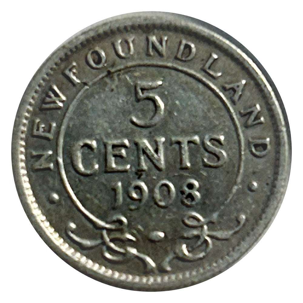 1903 Kanada Silber Kleine 5-Cent-Münze Geringe Auflage