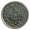 1903 Kanada Silber Kleine 5-Cent-Münze Geringe Auflage