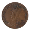 Canada 1923 1 Cent Small Penny Coin - Rare Date Clé Petit Cent - Roi George VI Faible Monnaie Haute Qualité