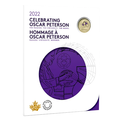 2022 Canada Base Metal Keepsake Celebrating Oscar Peterson BU