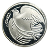 Lucky Coin Peace Dove in Protective Plastic Capsule