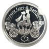Lucky Colored Coin Wedding Anniversary in Protective Plastic Capsule