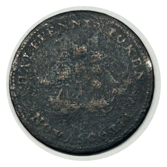 1815 Nova Scotia Commercial Change Half Penny Token Coin G