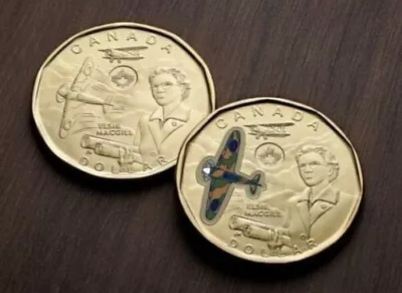 【2枚組】NGC GEM UNC 2023 カナダ エルシー・マクギル記念 2枚組】NGC GEM UNC 2023 カナダ エルシー・マクギル記念コイン