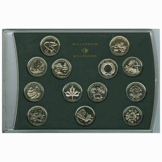 2000 Millennium 12-Coin & Nestlé Medallion Set
