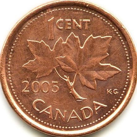 2005 Kanada One Cent P BU