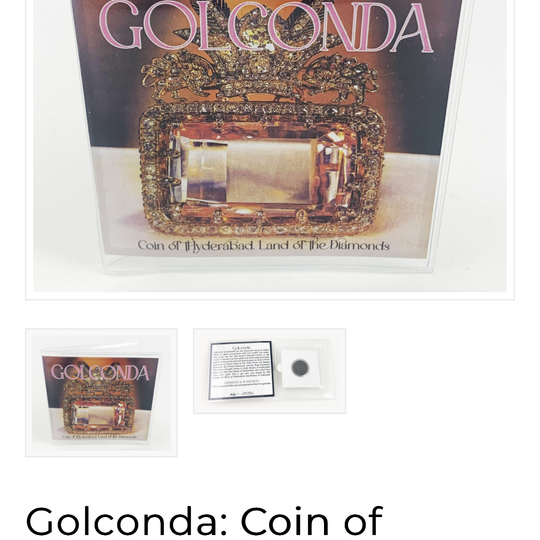 Golconda Land of Diamonds – Historic Hyderabad 2 Pai Coin Mini Album