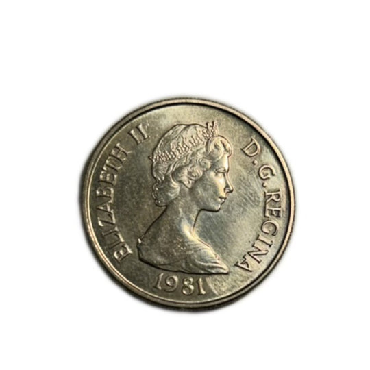 1981 Turks and Caicos Islands 1/4 Quarter Crown Spiny Lobster UNC