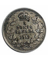 Petite pièce de 5 cents en argent du Canada de 1911 - VG/F