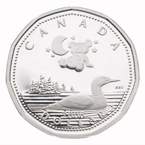 2006 Canada $1 Baby Lullabies Silver Proof Coin & CD Baby Gift Set