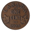 Canada 1923 1 Cent Small Penny Coin - Rare Date Clé Petit Cent - Roi George VI Faible Monnaie Haute Qualité