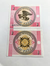 Kyrgyzstan 1 Tyiyn Fancy Number Serial Banknote Triple Nine  UNC