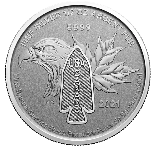 2021 Canada Silver  $2 Devil's Brigade MS .505oz