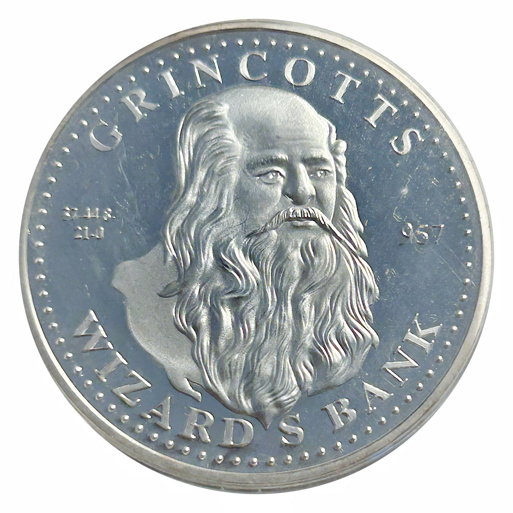 Lucky Craft Coin Grigotts Wizard  Medal in Capsule