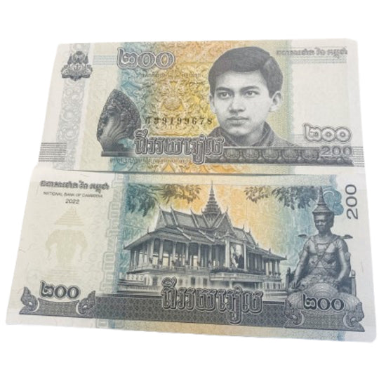 KAMBODSCHA 2014 UNC 500 Riels Banknote Papiergeldschein P-66