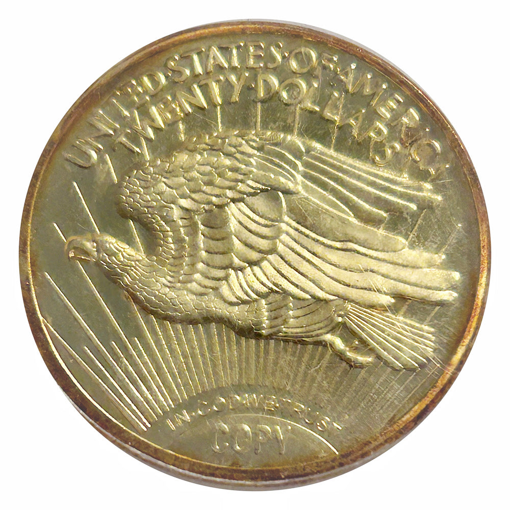 Lucky Craft Coin Peace Dollar Eagle Medal in Capsule