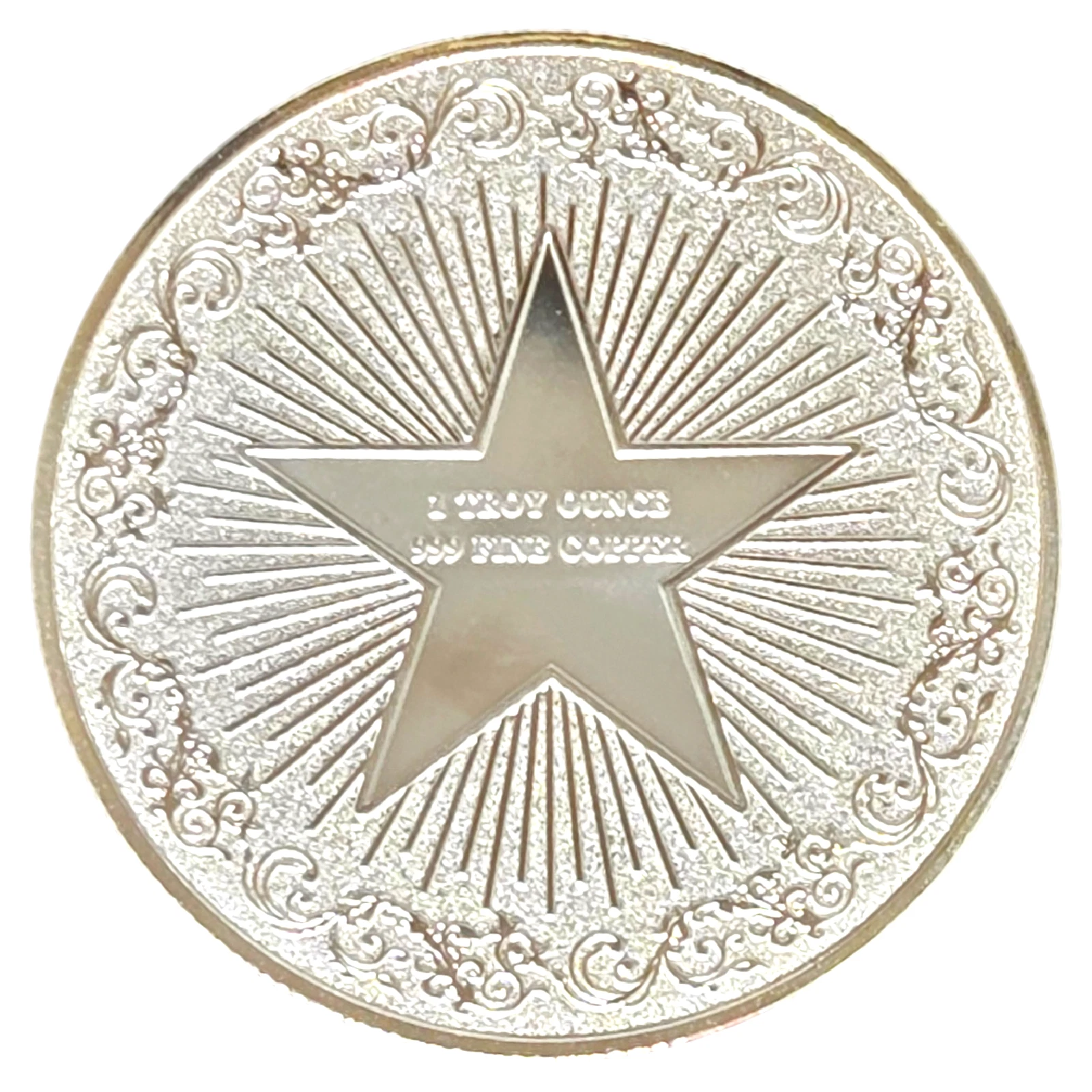 Thunder Bear 1 oz. Pure Copper Colourized Bullion Round!!