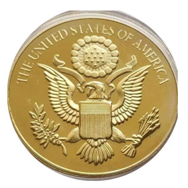 Lucky Craft Coin Liberty Eagle Coin Commemorative Collectible in Capsule