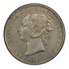 1880 Canada Silver 50 cents Newfoundland (Victoria) Coin VG
