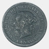 1881 H Queen Victoria large one cent Penny Coin G