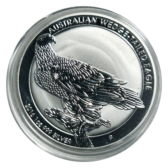 Lucky Coin Wedge-Tailed Eagle in Plastic Capsule
