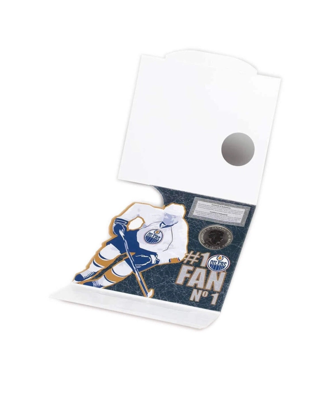 2009 Canada Base Metal  50 Cents Edmonton Oilers - NHL Series