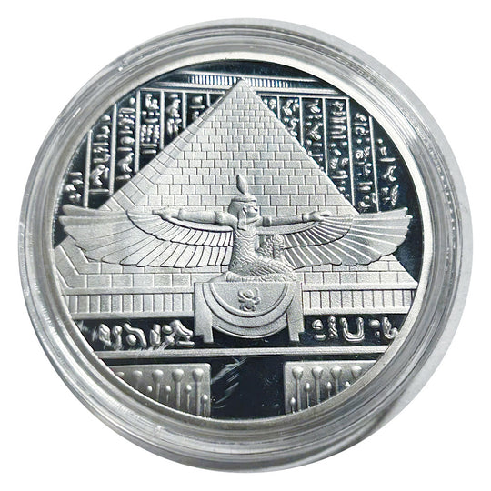Lucky Coin Ancient Egypt Goddess in Plastic Capsule