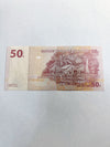Congo 50 Francs 2013 Fancy Triple 999 Serial KE3167999 UNC