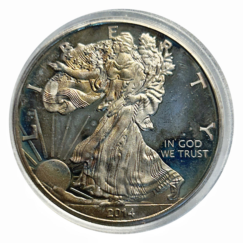 Lucky Craft Coin Morgan Dollar Liberty Head  Medal in Capsule