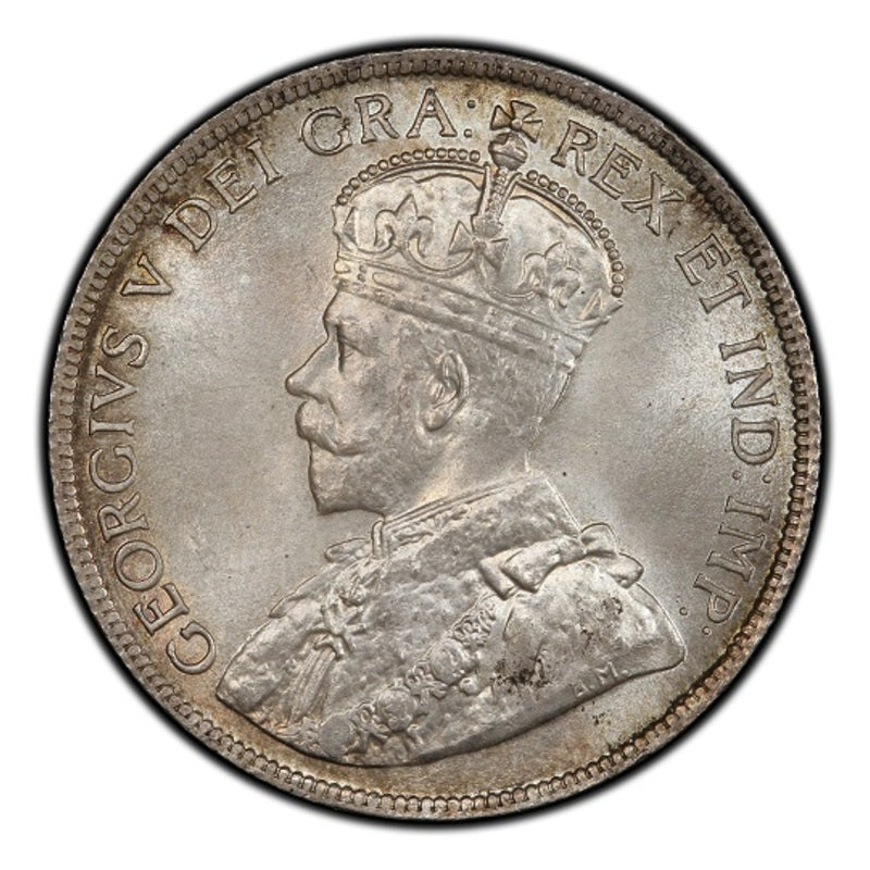 1917 C Canada Silver 50 cents Newfoundland  Coin VG