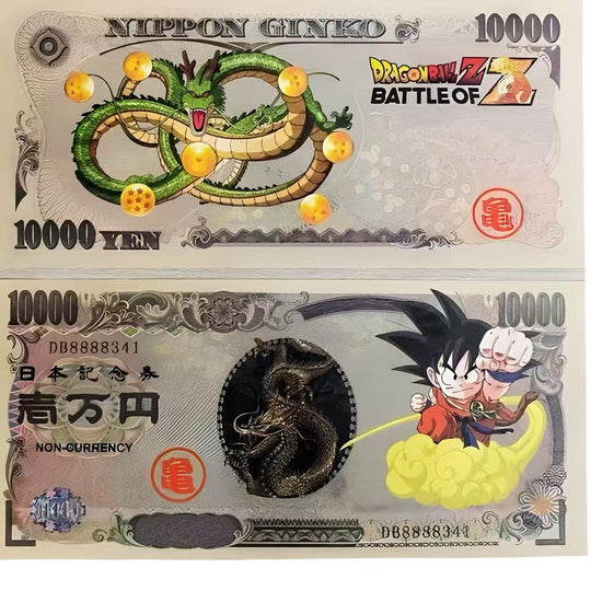 Japan anime Dragon Ball 1000 yen banknote collection commemorative banknote