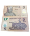 2015 NIGERIA 5 NAIRA  BANKNOTE WORLD UNC