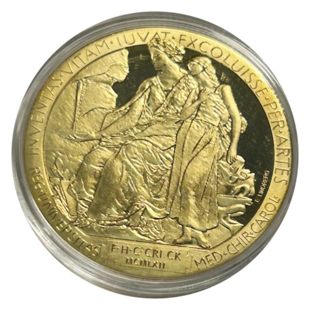 Lucky Copper Coin European Classical Goddess  in Plastic Capsule