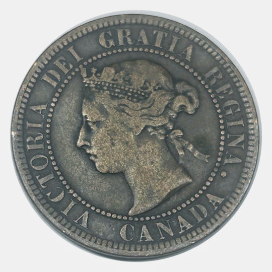 1876 ​​H Reine Victoria grand un cent de haute qualité
