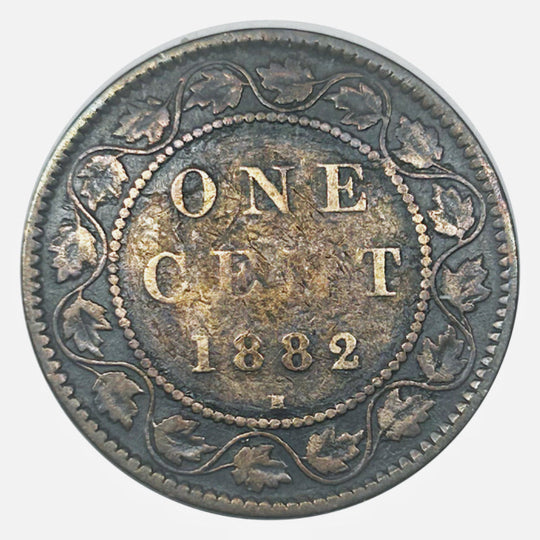 1882 H Reine Victoria grand un cent de haute qualité