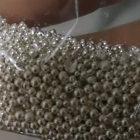 Silver bead 9999 silver ingot DIY Material 5 Gram