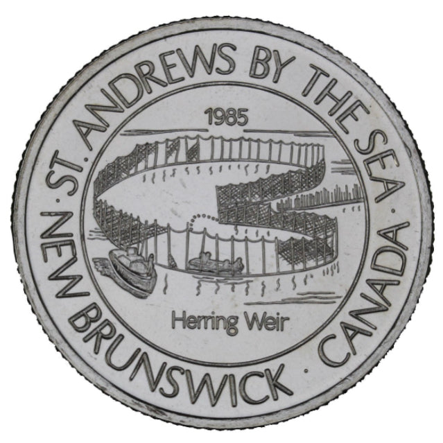 1983 St. Andrews by the Sea - $2 Municipal Trade Token  UNC