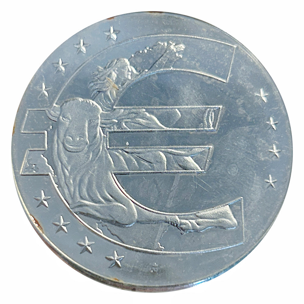 Lucky Craft Coin Zodiac Taurus Bull Medal in Capsule