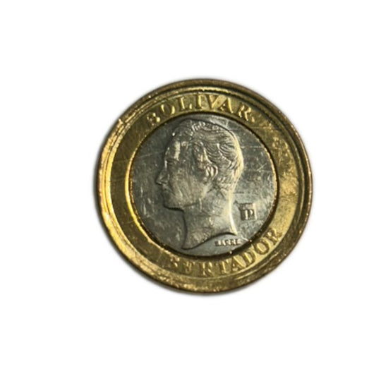 2009 Venezuela 1 Bolívar Bimetal Coin – Libertador Bust
