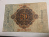 1914 GERMANY  20 MARK  Banknote  VF