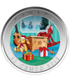 Canada Base Metal 2015 50 Cents Holiday Toy Box - Lenticular Series