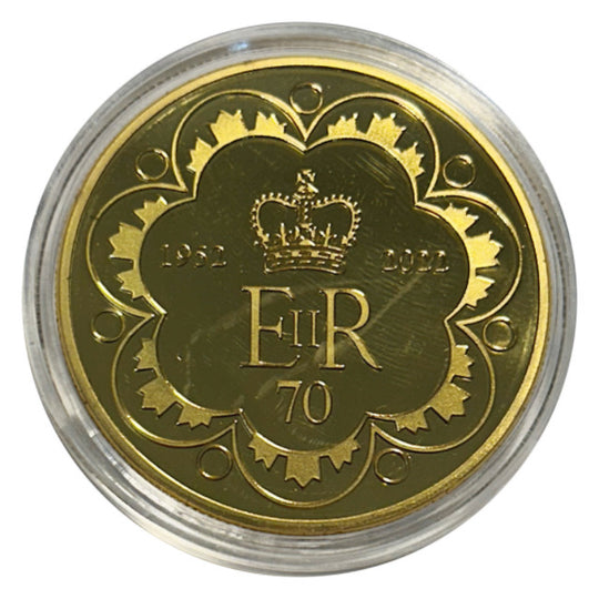 Lucky Craft Coin Queen Elizabeth II Platinum Jubilee  in Capsule