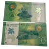 2015 Nicaragua 10 Córdobas Polymer Note Dancer & Palm Tree UNC