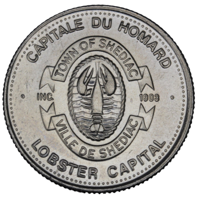 1979  Shediac  $1 Municipal Trade Token  UNC