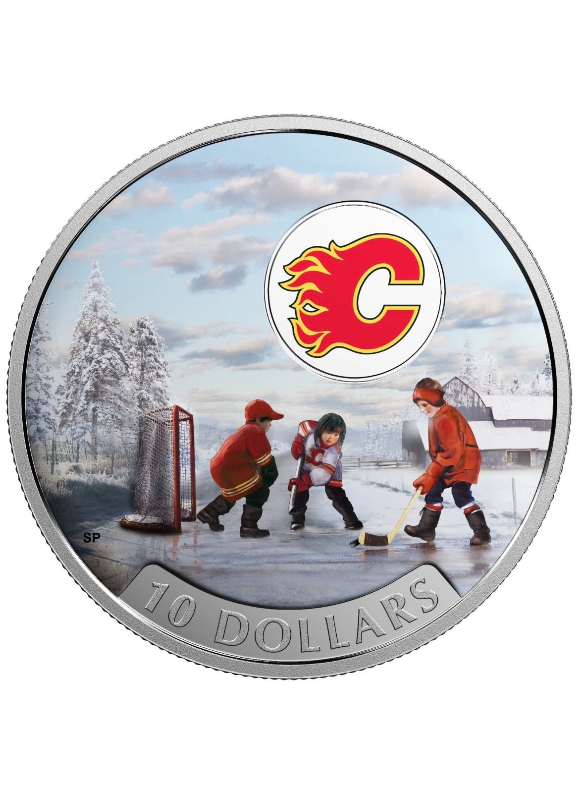 2017 Canada Silver  $10 Passion to Play - Calgary Flames