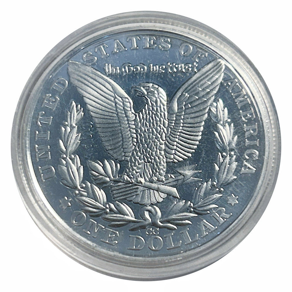 Lucky Craft Coin Morgan Dollar Style  Commemorative Medal in Capsule