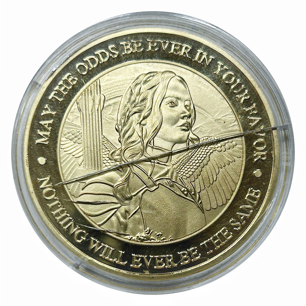 Lucky Craft Copper  Coin Joan of Arc Guardian Angel in Capsule