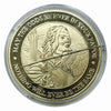 Lucky Craft Copper  Coin Joan of Arc Guardian Angel in Capsule