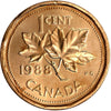 1988 Canada One Cent Copper Penny BU