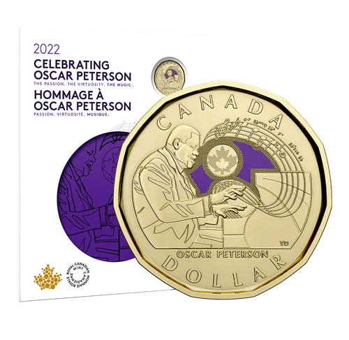 2022 Canada Base Metal Keepsake Celebrating Oscar Peterson BU